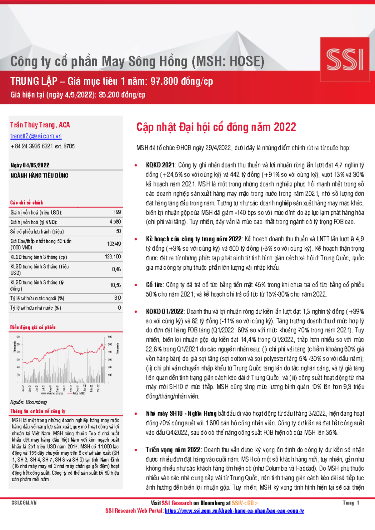 MSH 20220504 full - rgr - SSI.COM Visit SSI Research on Bloomberg at ...