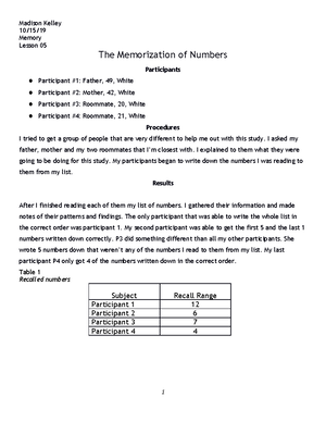 Psych 111 document w11 Field Report Template - Your Name Date IAT Week ...