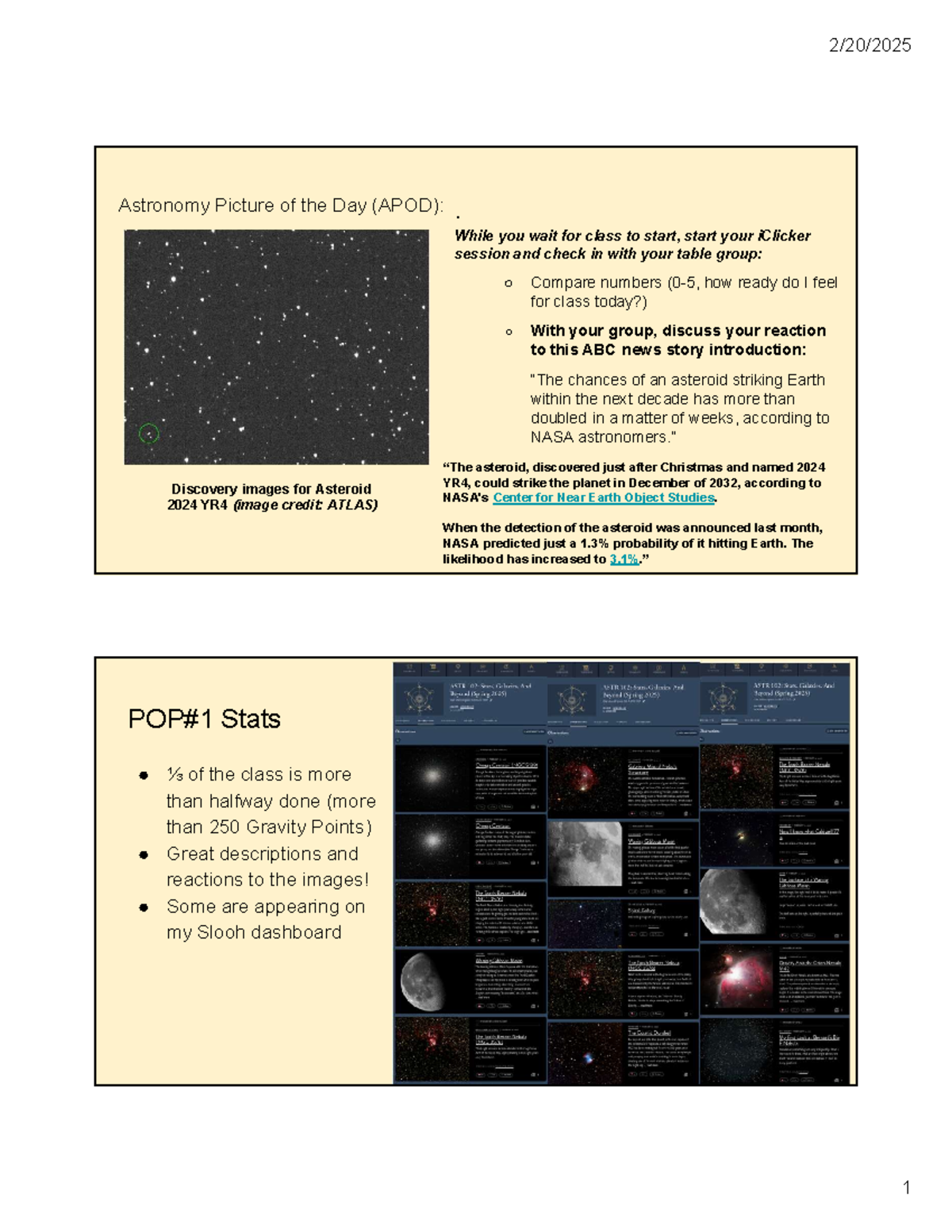 Astronomy Class Discussion & Exam 1 Prep (ASTR 101) - Studocu