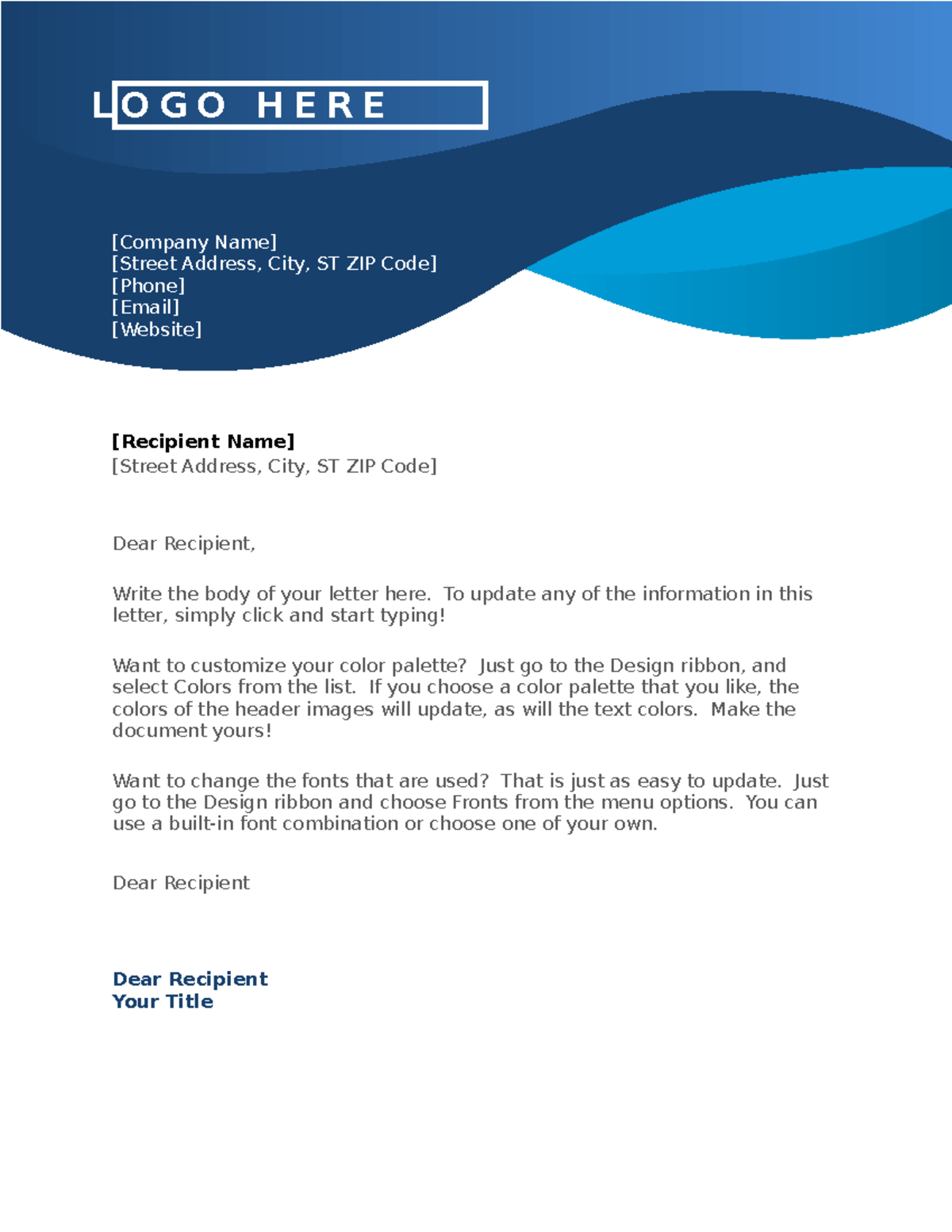 Company Name - practice note - [Company Name] [Street Address, City, ST ...