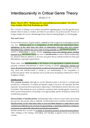 The tyranny of things - Essay notes Lengua Inglesa 4 - Studocu