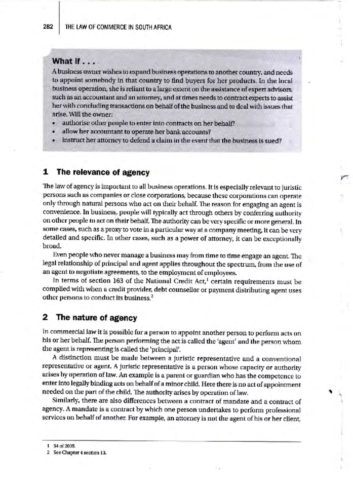The Law of Agency in South African Commerce: Principles & Applications ...