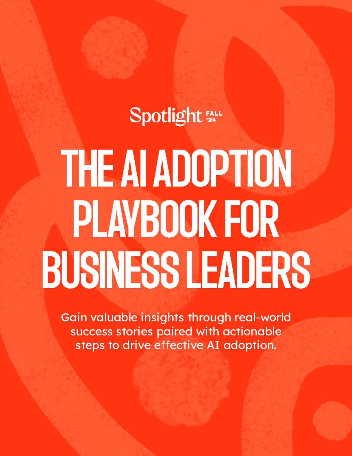 AI Adoption Playbook for Business Leaders: A Comprehensive Checklist ...