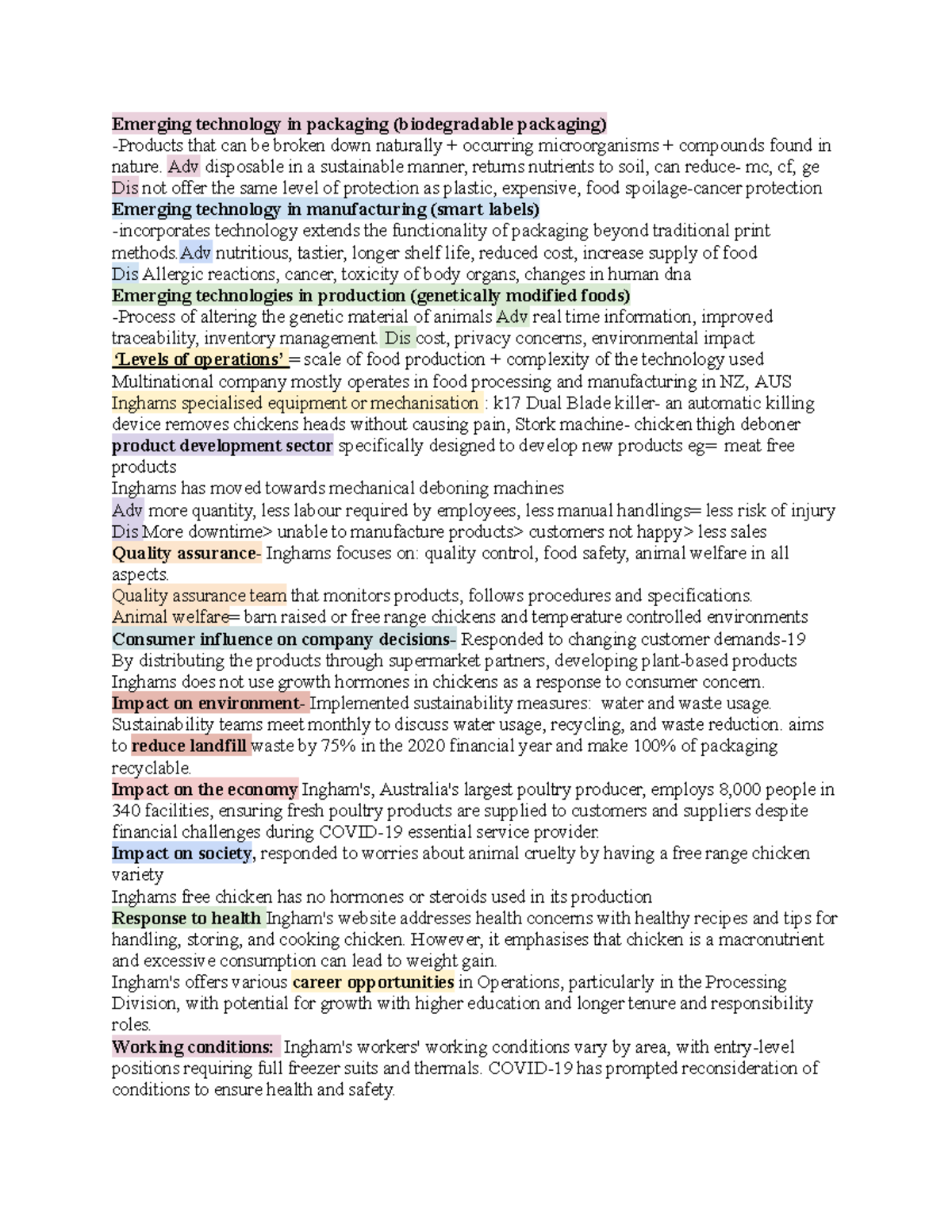 Food tech notes - Emerging technology in packaging (biodegradable ...