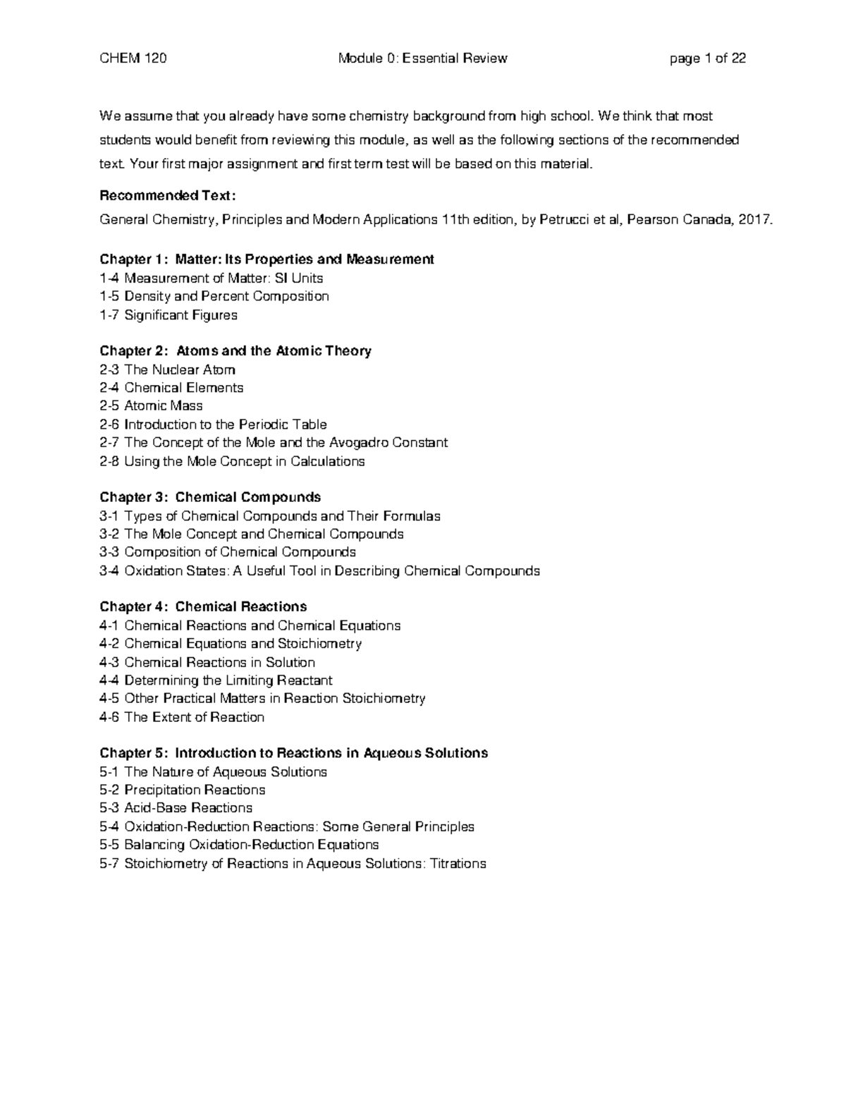 2 c120 module 0 f20 - Practice work for course - We assume that you ...