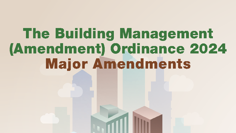 Major Amendments to the Building Management Ordinance 2024 (BMO2024 ...