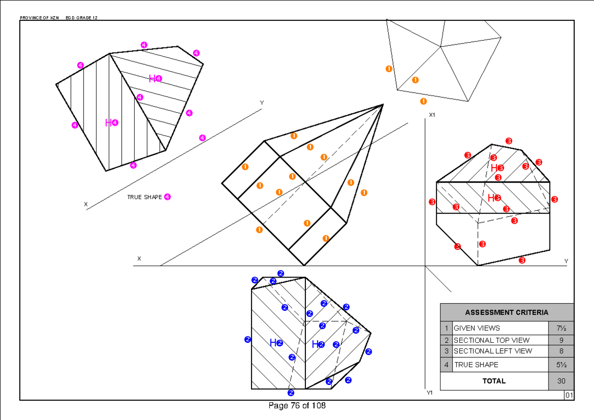 KZN EGD Grade 12 Solid Geometry Assessment Criteria Overview - Studocu