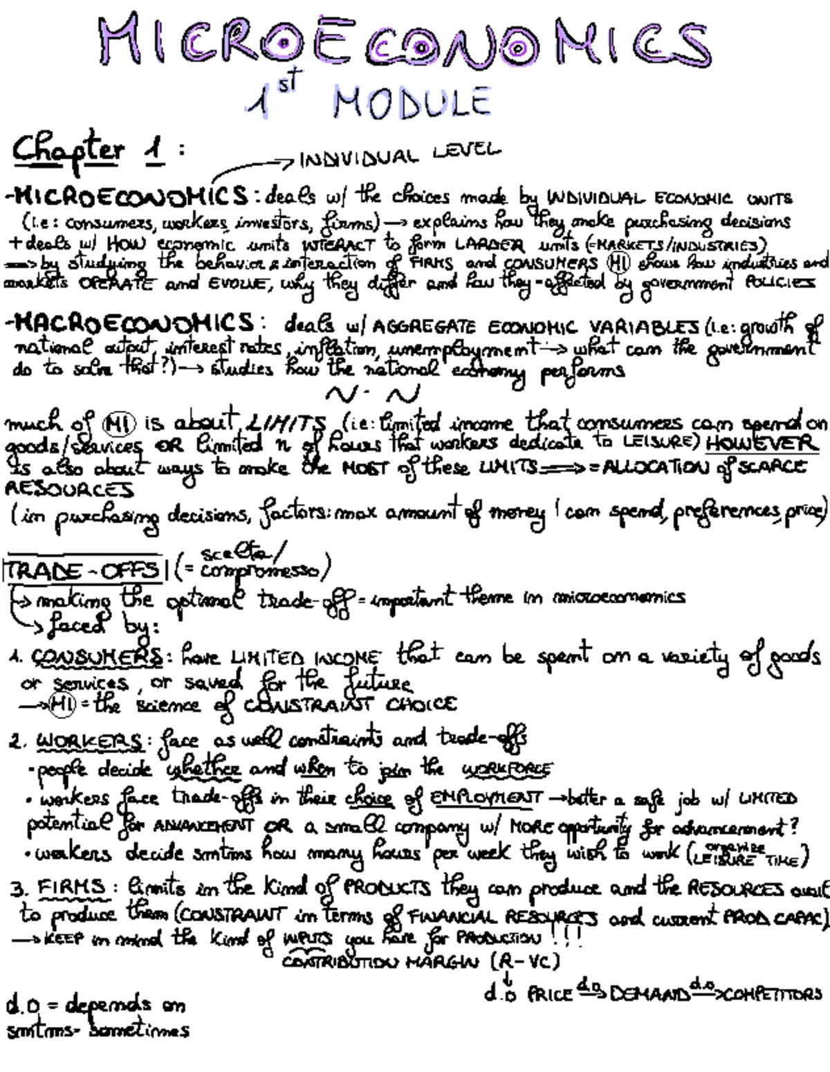 Microeconomics (Chapters 6-7): Production Decisions and Cost Analysis ...