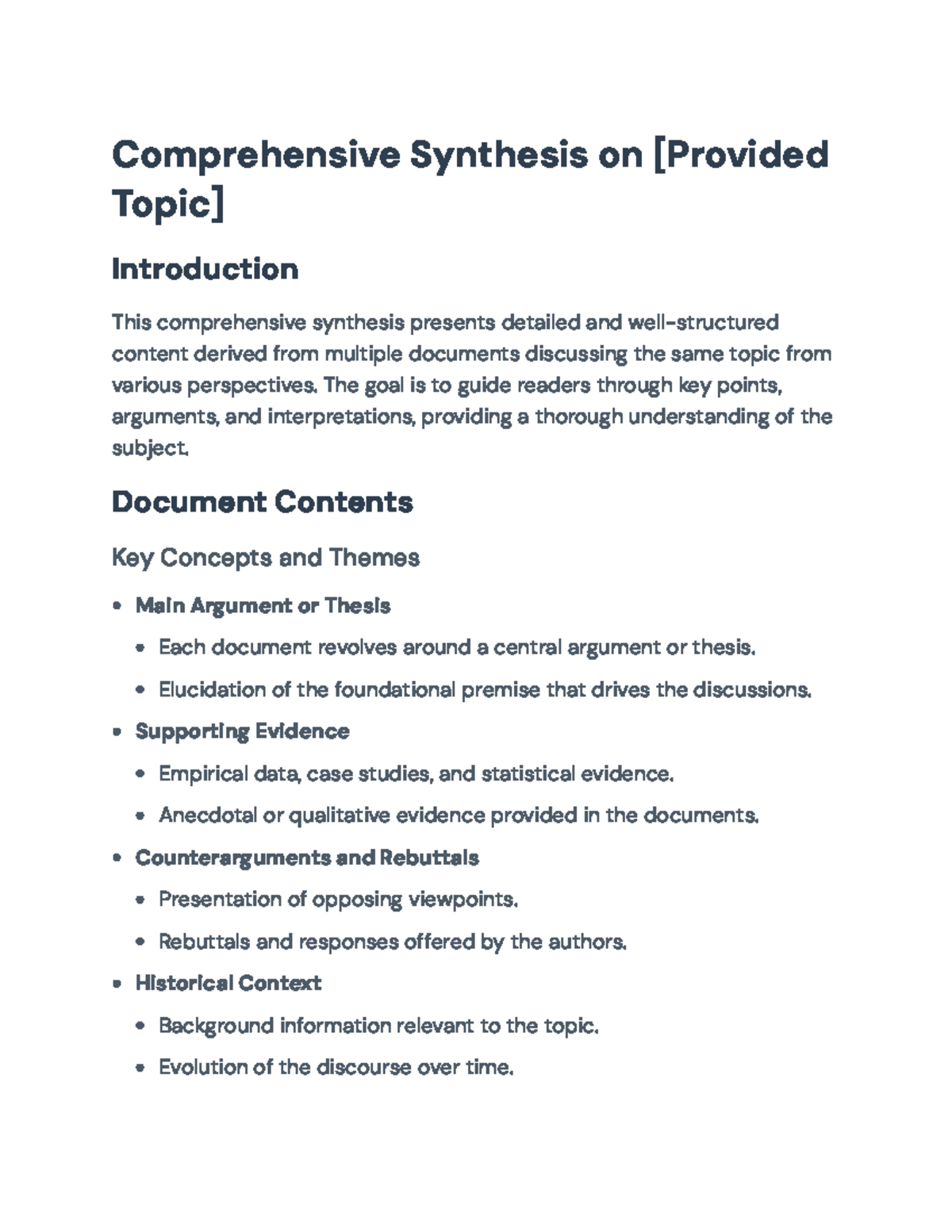 Comprehensive Synthesis Guide on [Provided Topic]: Key Insights ...