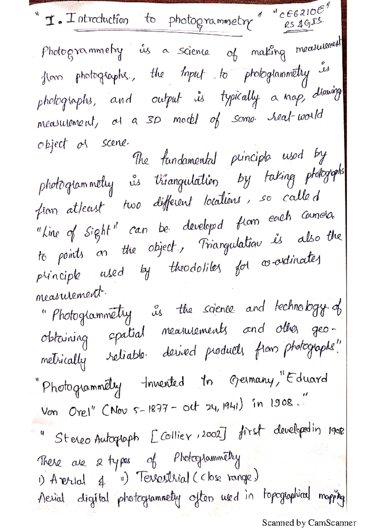 Remote Sensing AND GIS Total Notes R16 - Introduction to RS AGIS ...