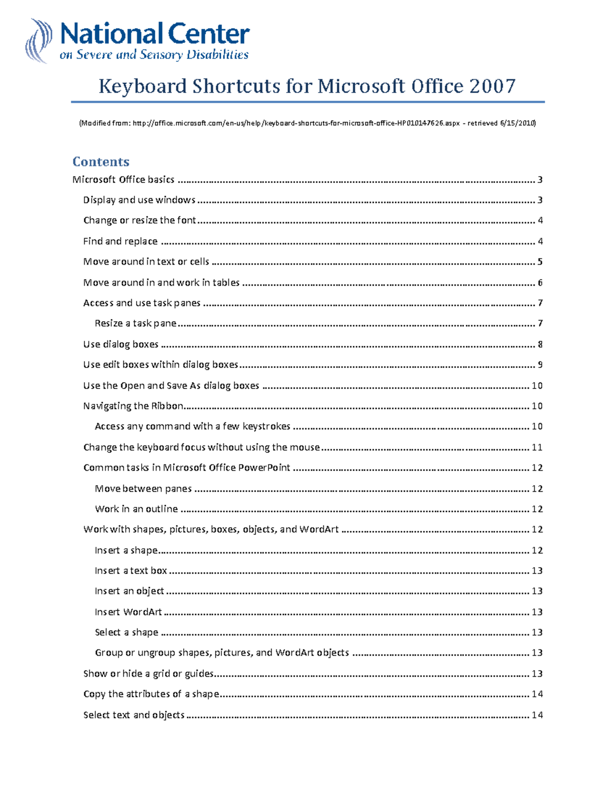 Keyboard Shortcuts for Microsoft Office 2007: A Comprehensive Guide ...