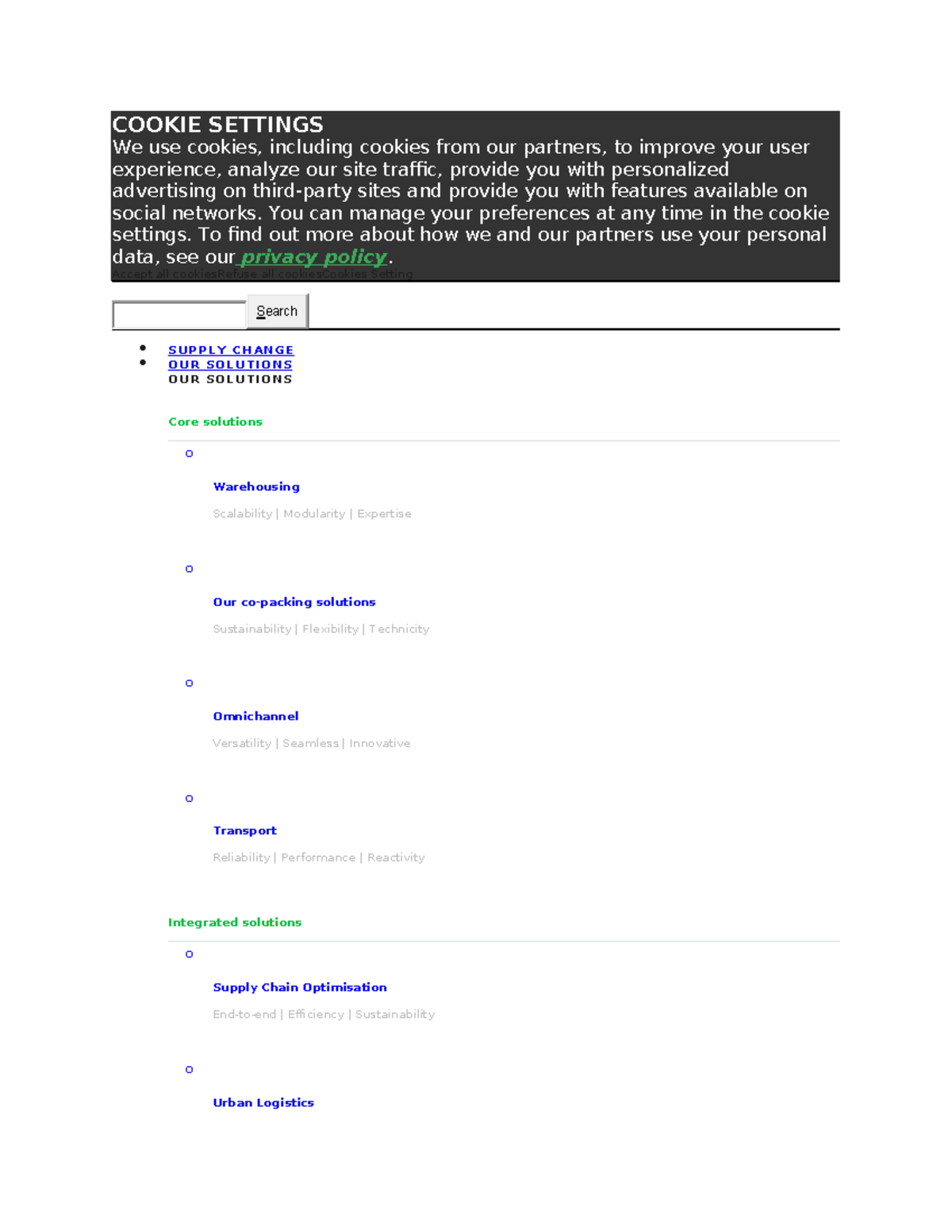COOKIE SETTINGS: Managing Preferences for Enhanced User Experience ...