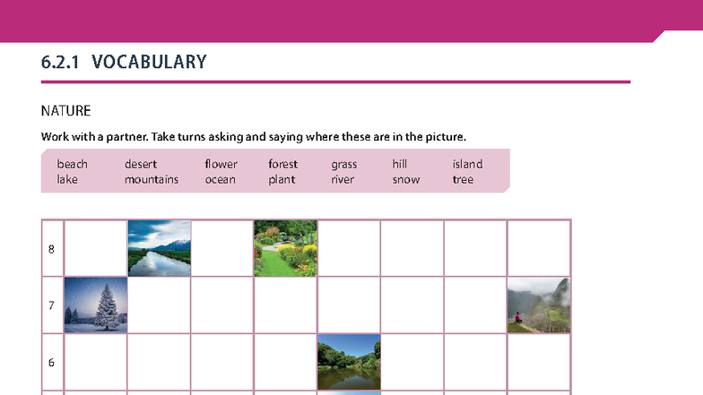 Evolve Digital Level 1 Worksheets 6.2 - we talk english upc 3 - NATURE ...