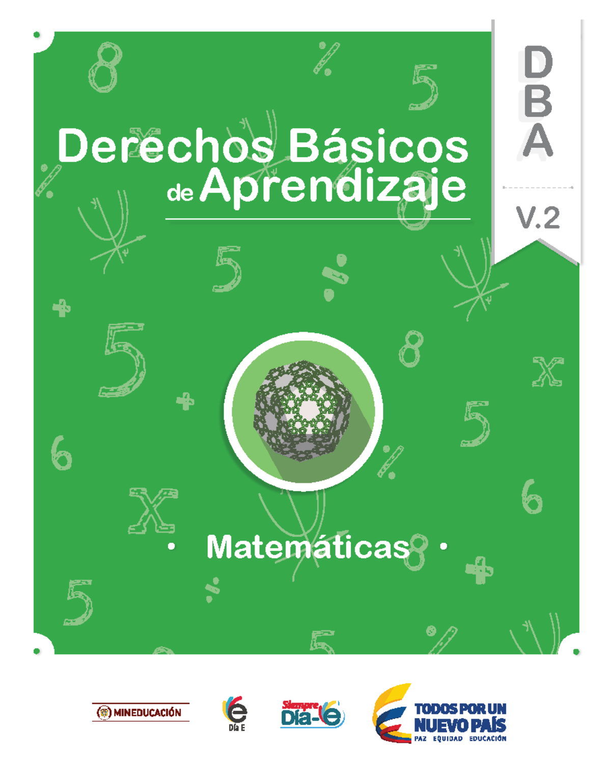 Derechos Básicos de Aprendizaje en Matemáticas - DBA V.2 para Grado 1 ...