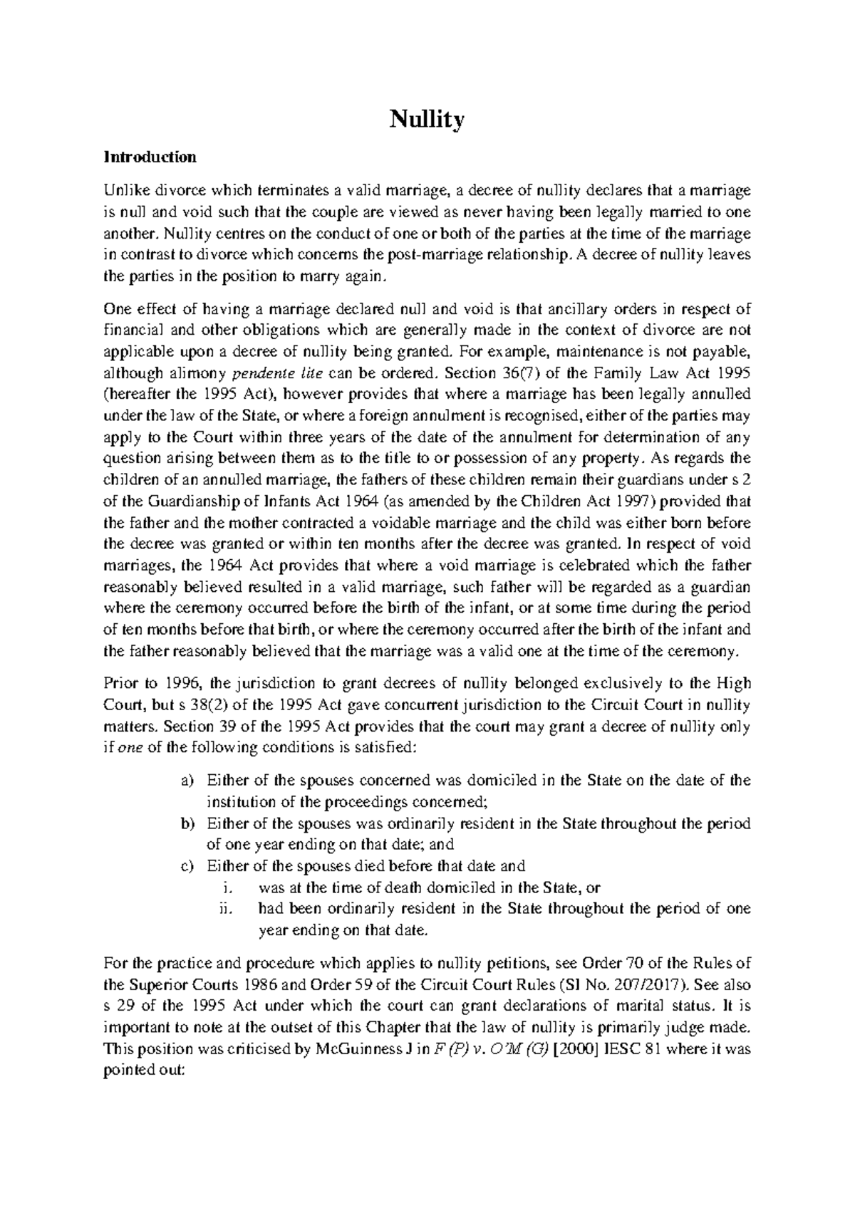 Family Law 101 - Understanding Nullity: Circumstances & Implications ...