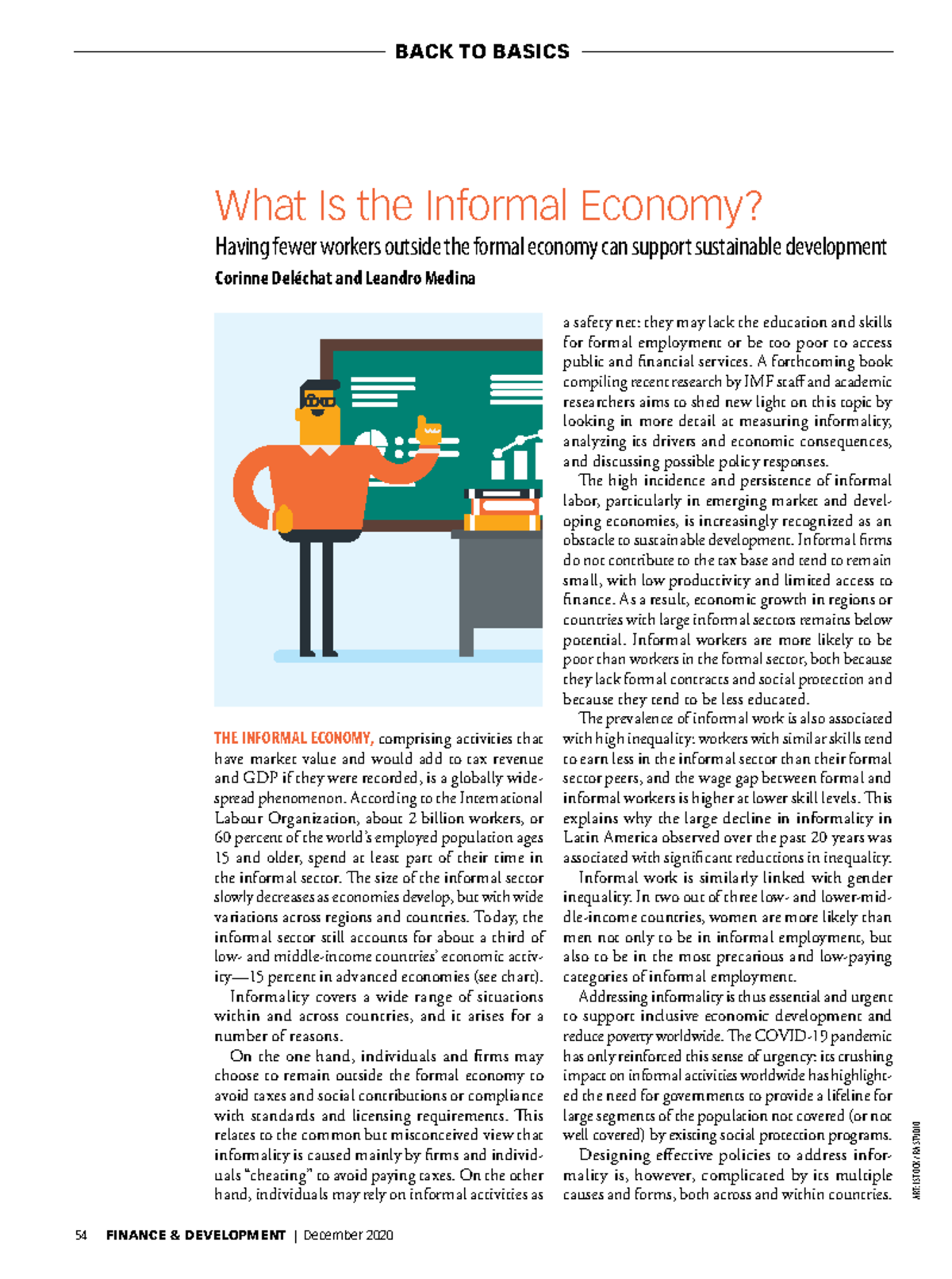 What Is the Informal Economy? Basics and Implications for Development ...