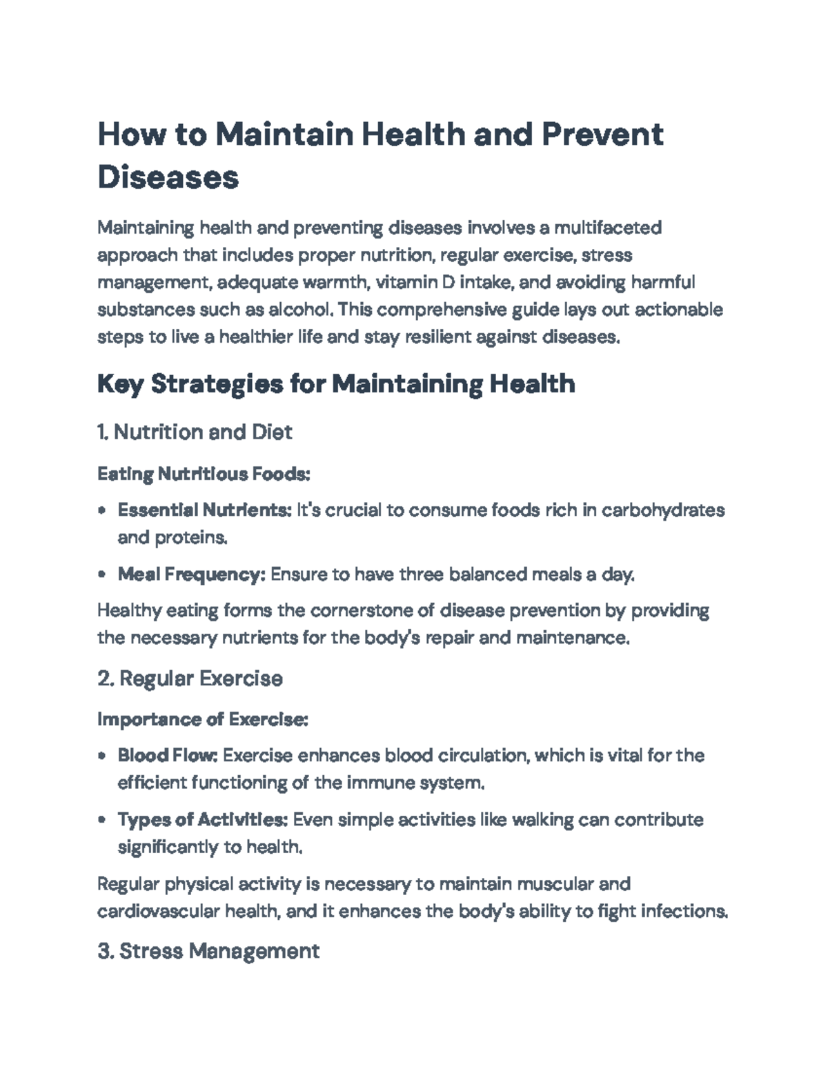 Health Maintenance and Disease Prevention Strategies: A Guide - How to ...