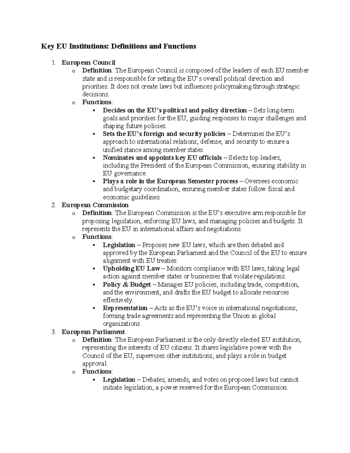 Key-EU-Institutions - Udieieueg - Key EU Institutions: Definitions and ...