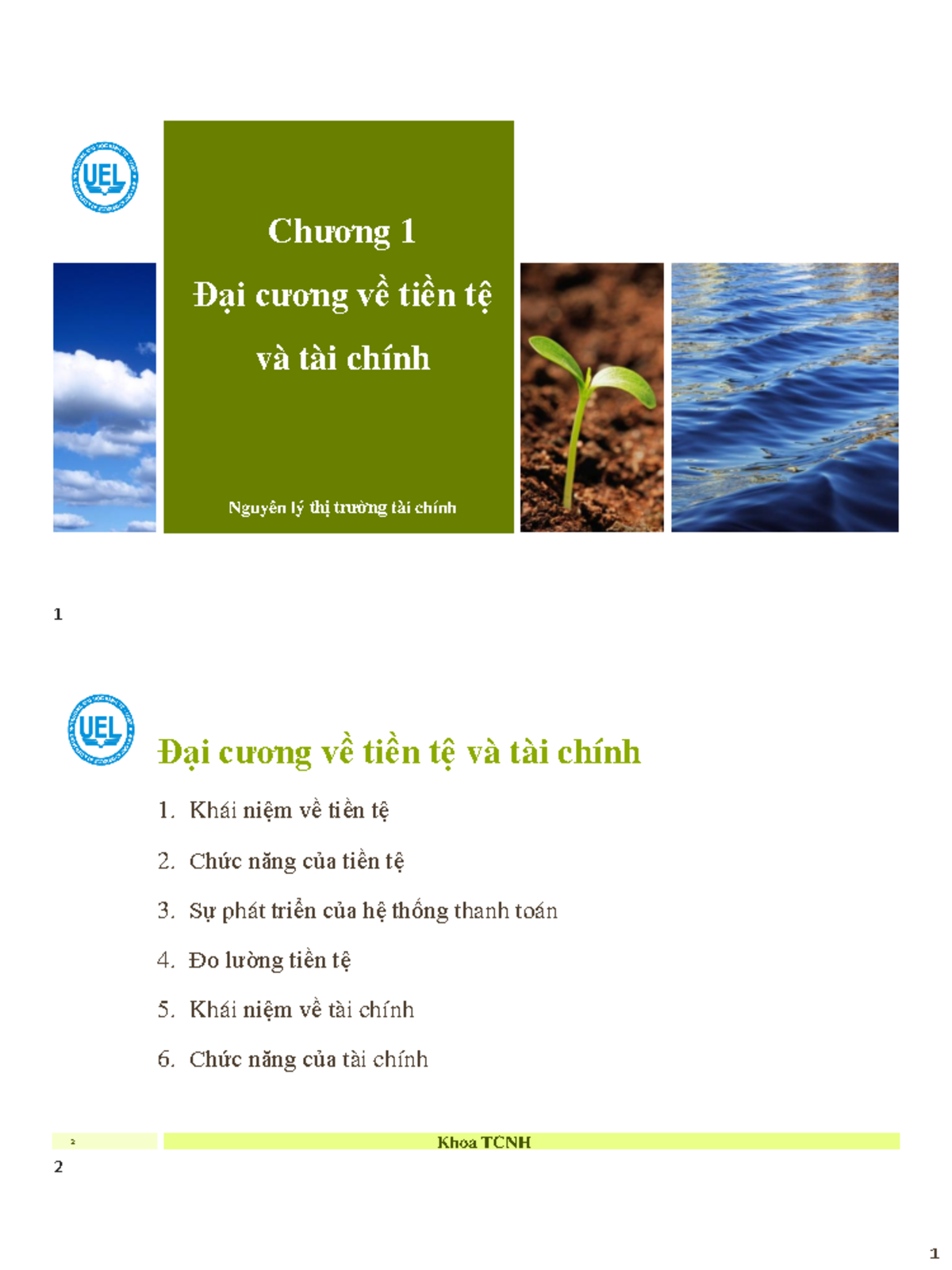 C1 - 12345 - Ch°¢ng 1 Đại c°¢ng về tiền tệ và tài chính Nguyên lý thị ...