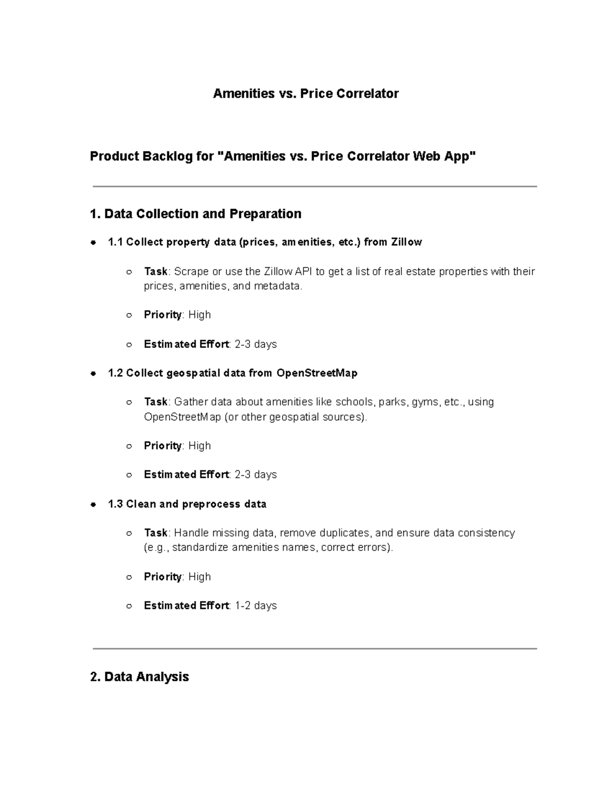 Amenities vs. Pricing - Assignment for Data Analysis and Web ...