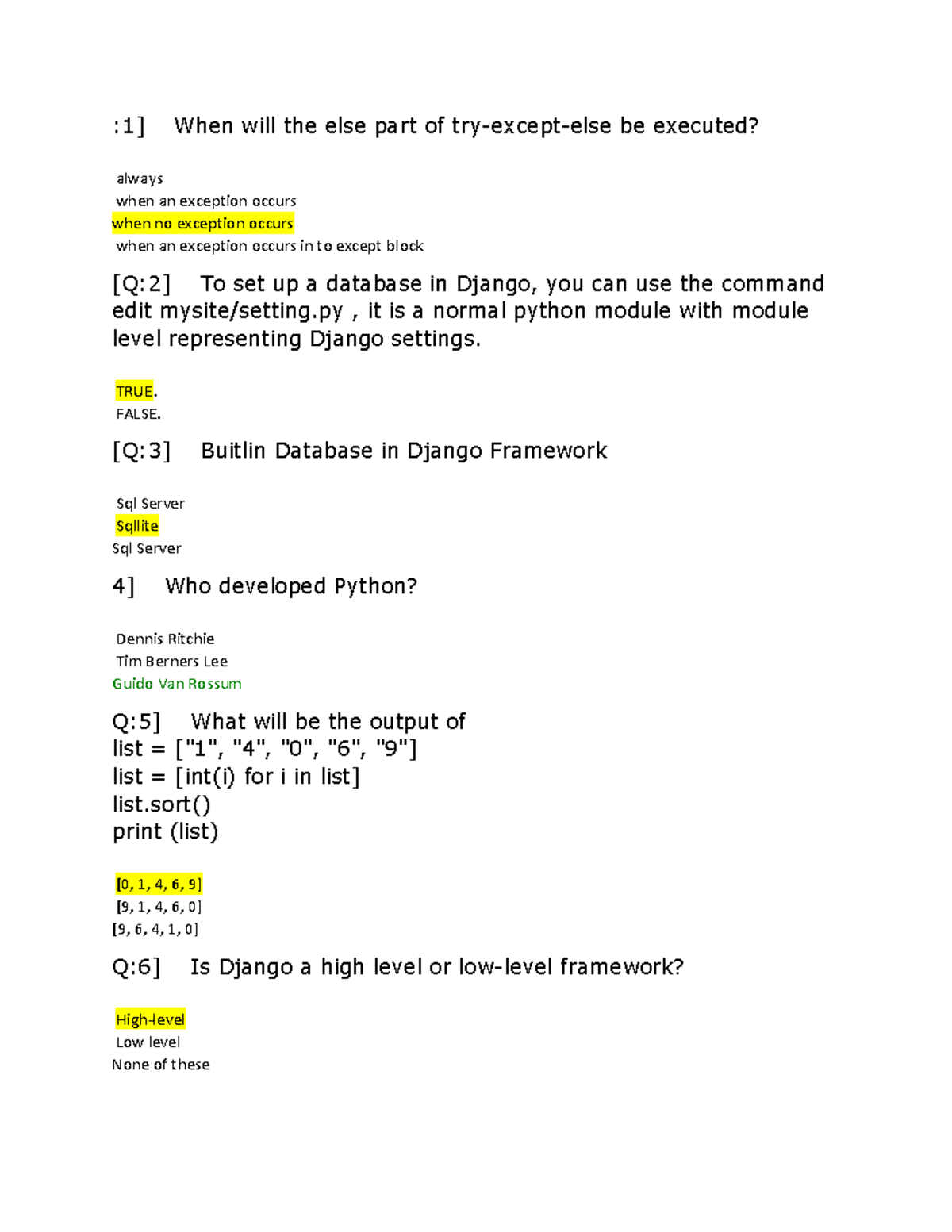 Python - :1] When will the else part of try-except-else be executed ...