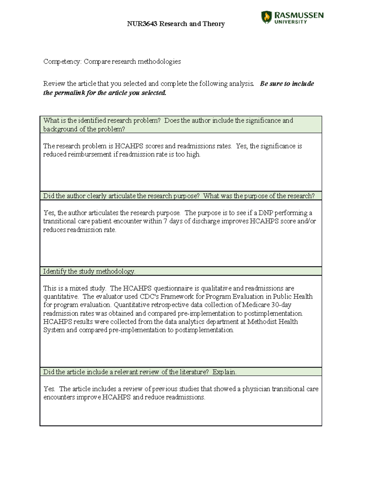 Module 04 Discussion Worksheet - NUR3643 Research and Theory Competency ...