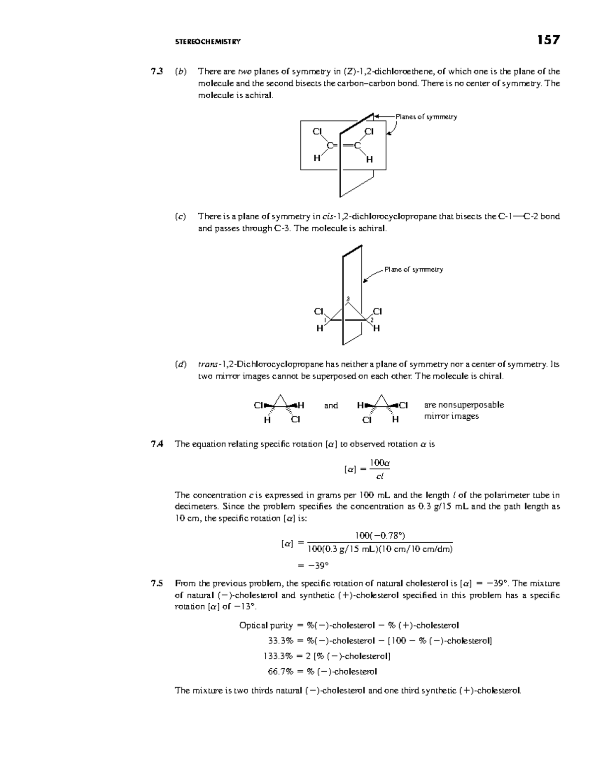 Organic Chemistry 4th Ed: Stereochemistry Concepts & Solutions - Studocu