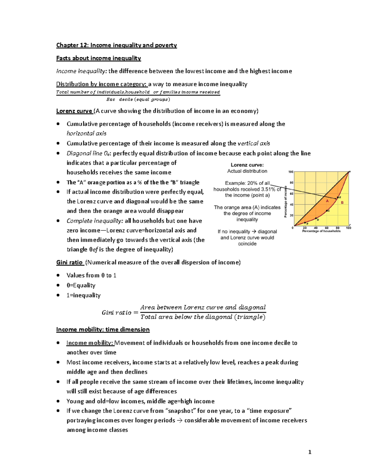 Chapter 12 notes - Summary Economics - Warning: TT: undefined function ...
