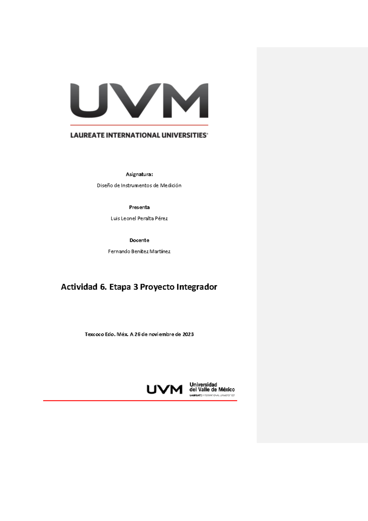 A6 LLPP - Instrumento de Medición Modificado para Proyecto Integrador ...