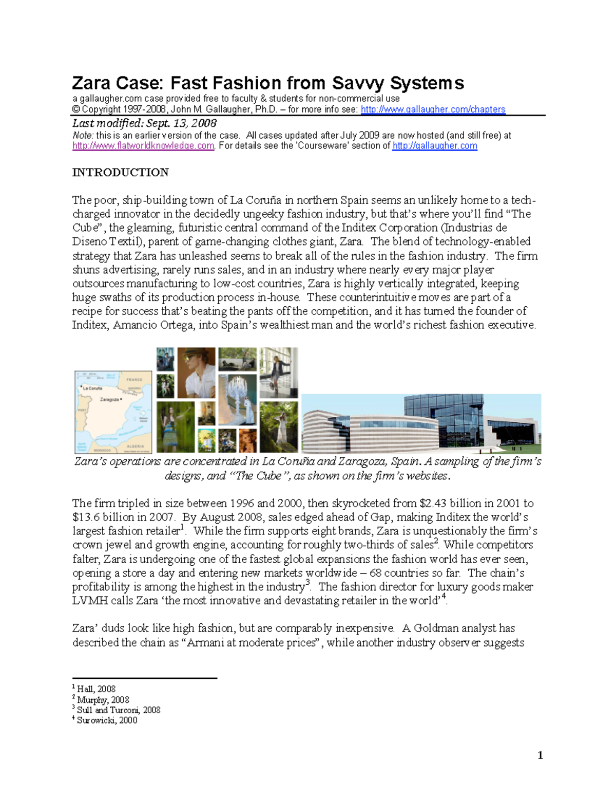 Zara Case Study - Analyzing Zara's Fast Fashion Success Strategy - Studocu