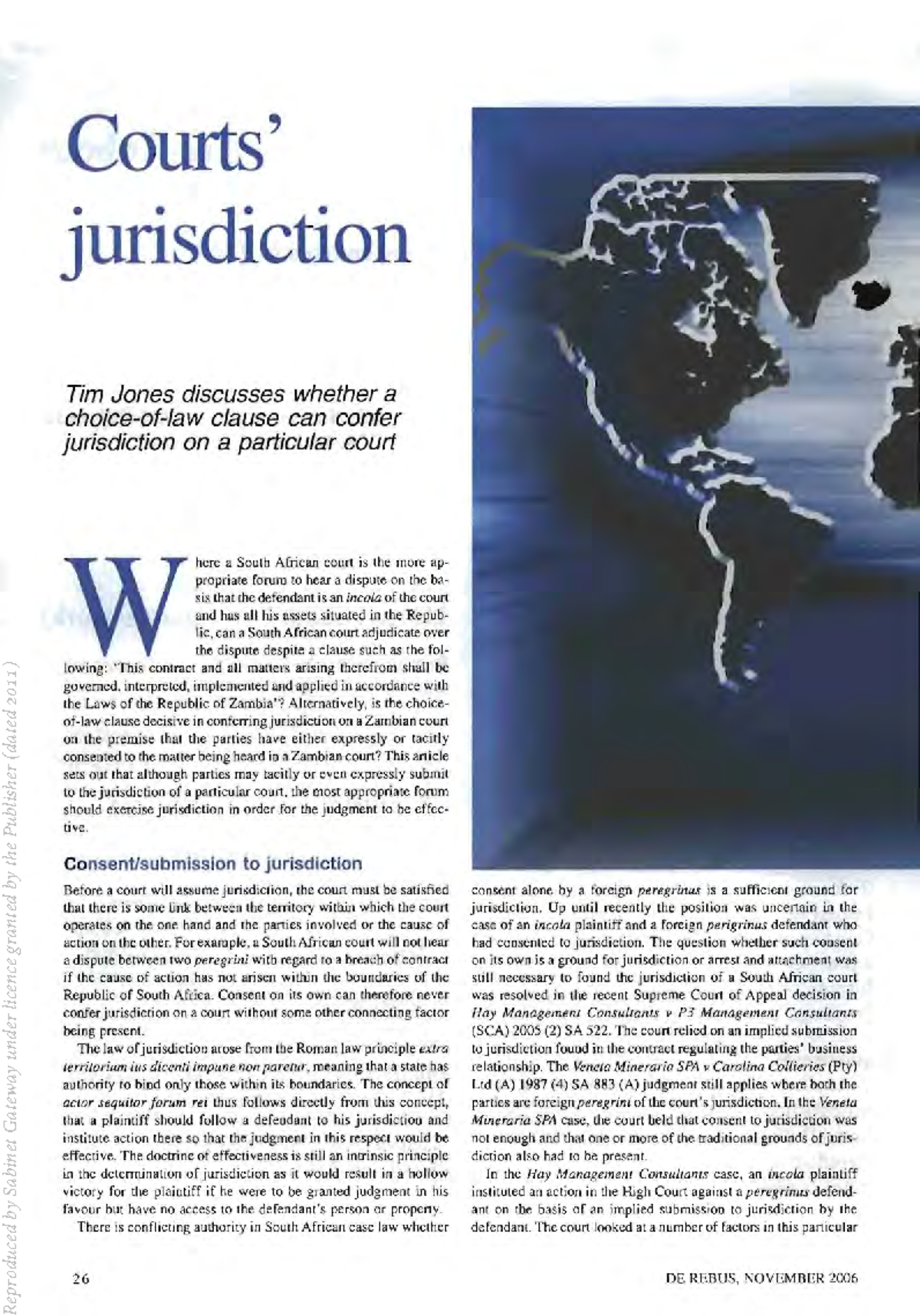 AJA02500329 5785 - Jurisdiction and Choice of Law: Case Analysis - Studocu