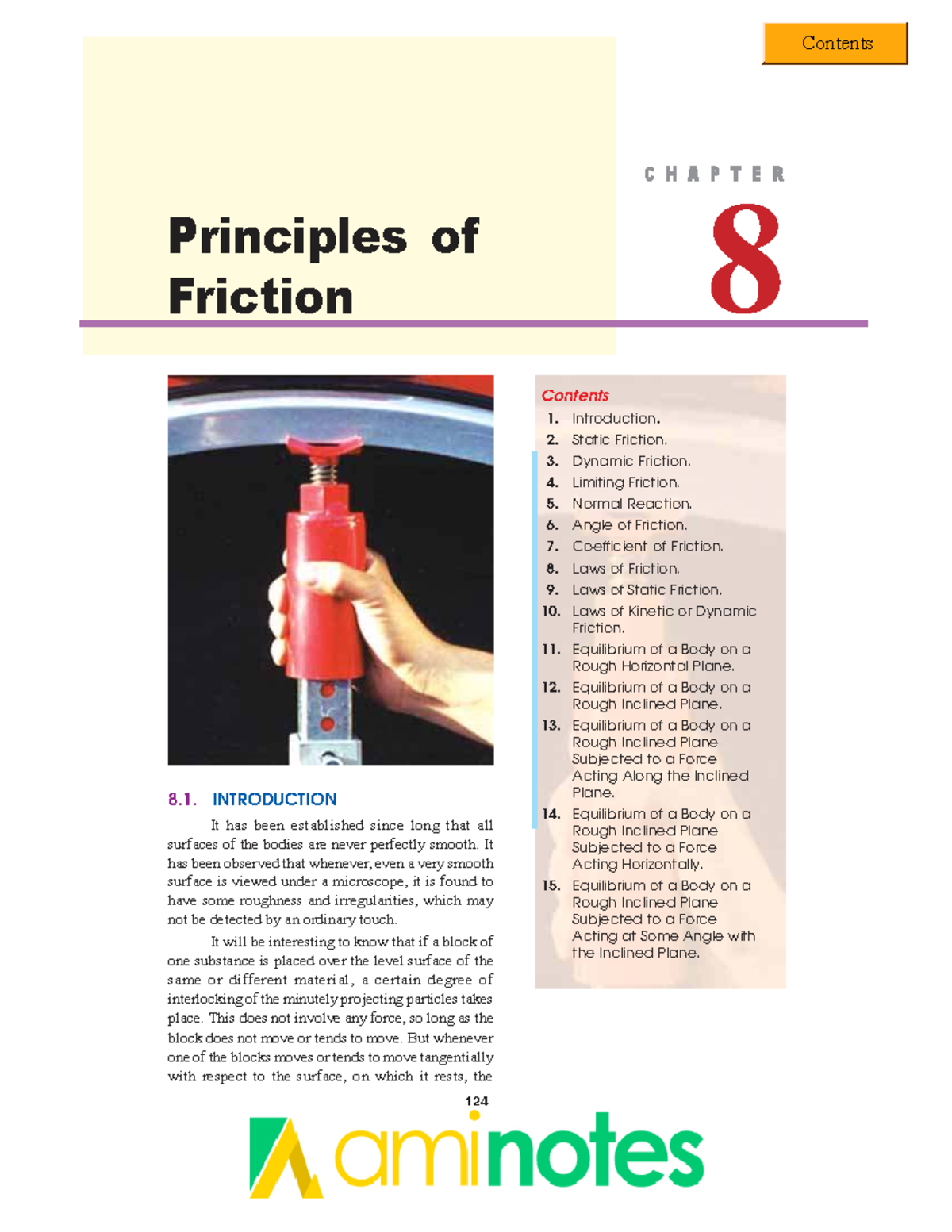 Engineering Mechanics: Chapter 8 - Principles of Friction (ENGM 124 ...