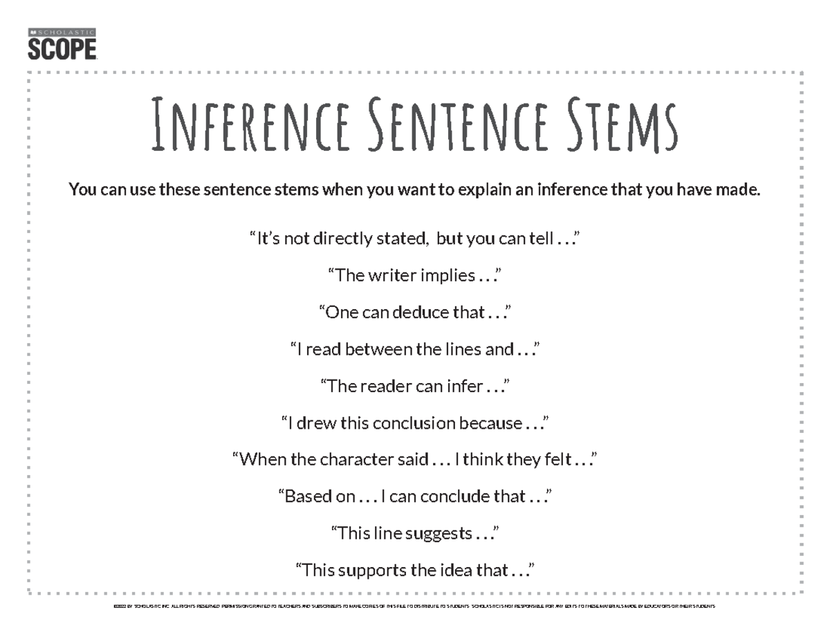 Scope 090122 Evergreen Inferencing Sentence Stems Guide - Studocu