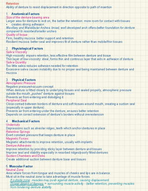 Anatomy Of Teeth - Notes - Dental Anatomy CAN I NES 4 lobes maxillary ...