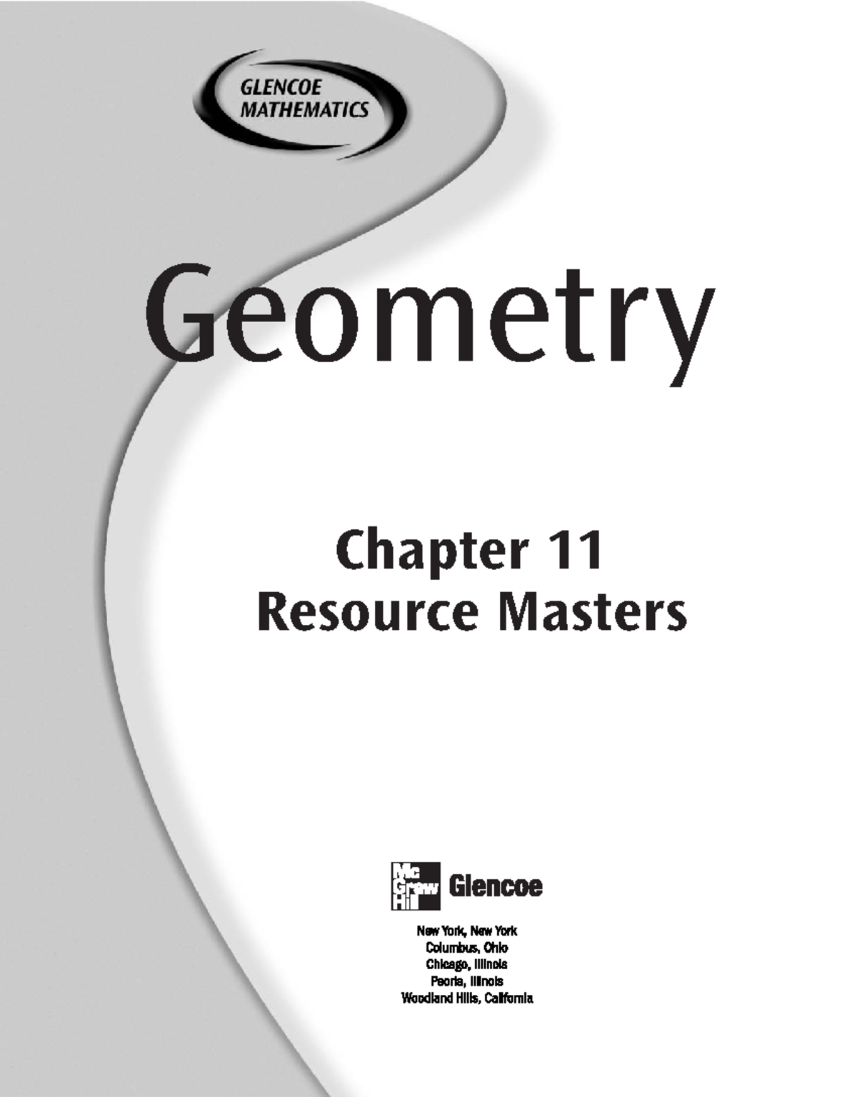 Geometry 11 - Practice Problems and Resource Masters Overview - Studocu
