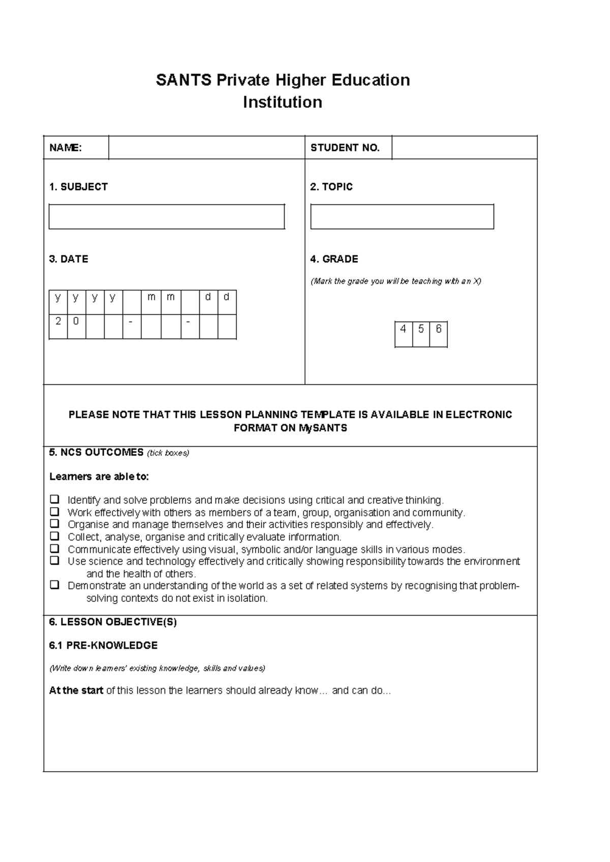 sants-lesson-plan-template-for-effective-teaching-strategies-studocu