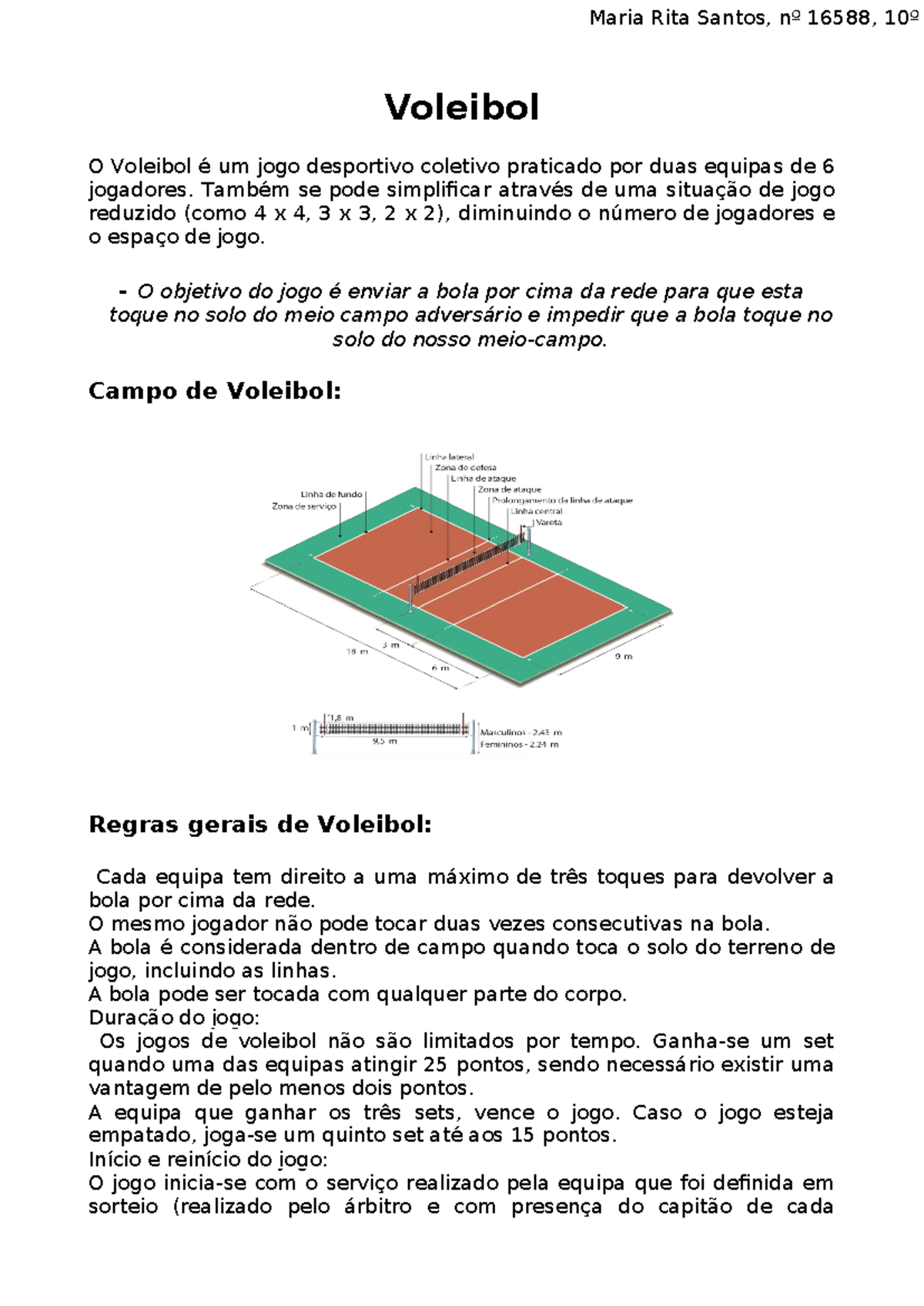 Regras Fundamentais do Voleibol: Análise e Práticas (DESPORTO 101 ...
