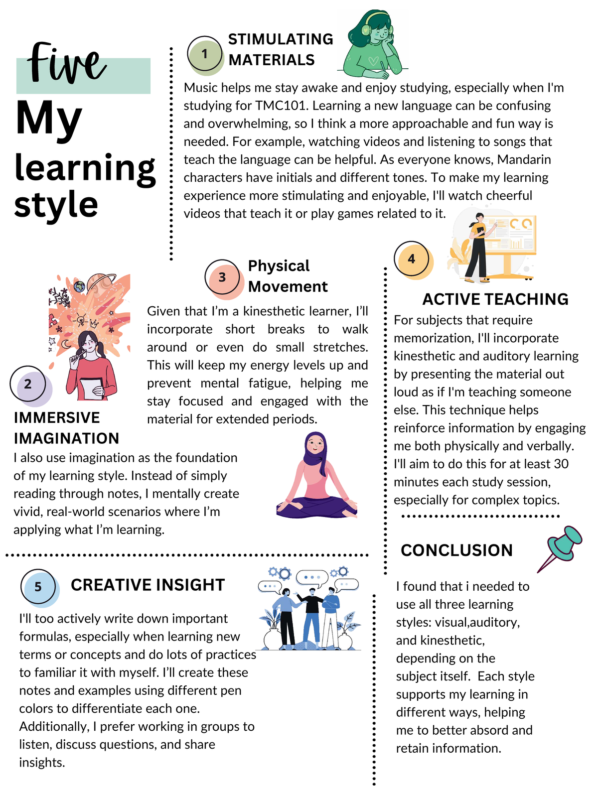 TMC101 Learning Style Notes: Engaging Strategies for Study - Studocu