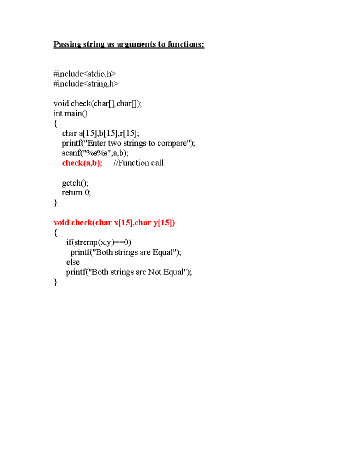 Ggg - base syntax for writing a string as an argument in function for c ...