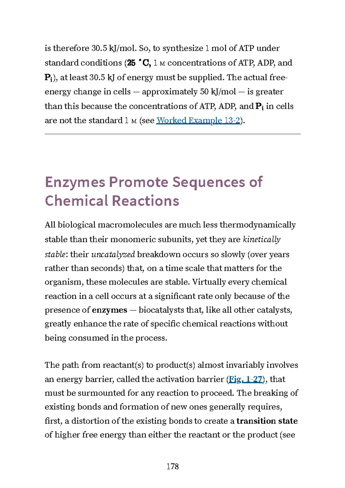 Textbook - Section III: Enzyme Kinetics and Catalysis Insights - Studocu