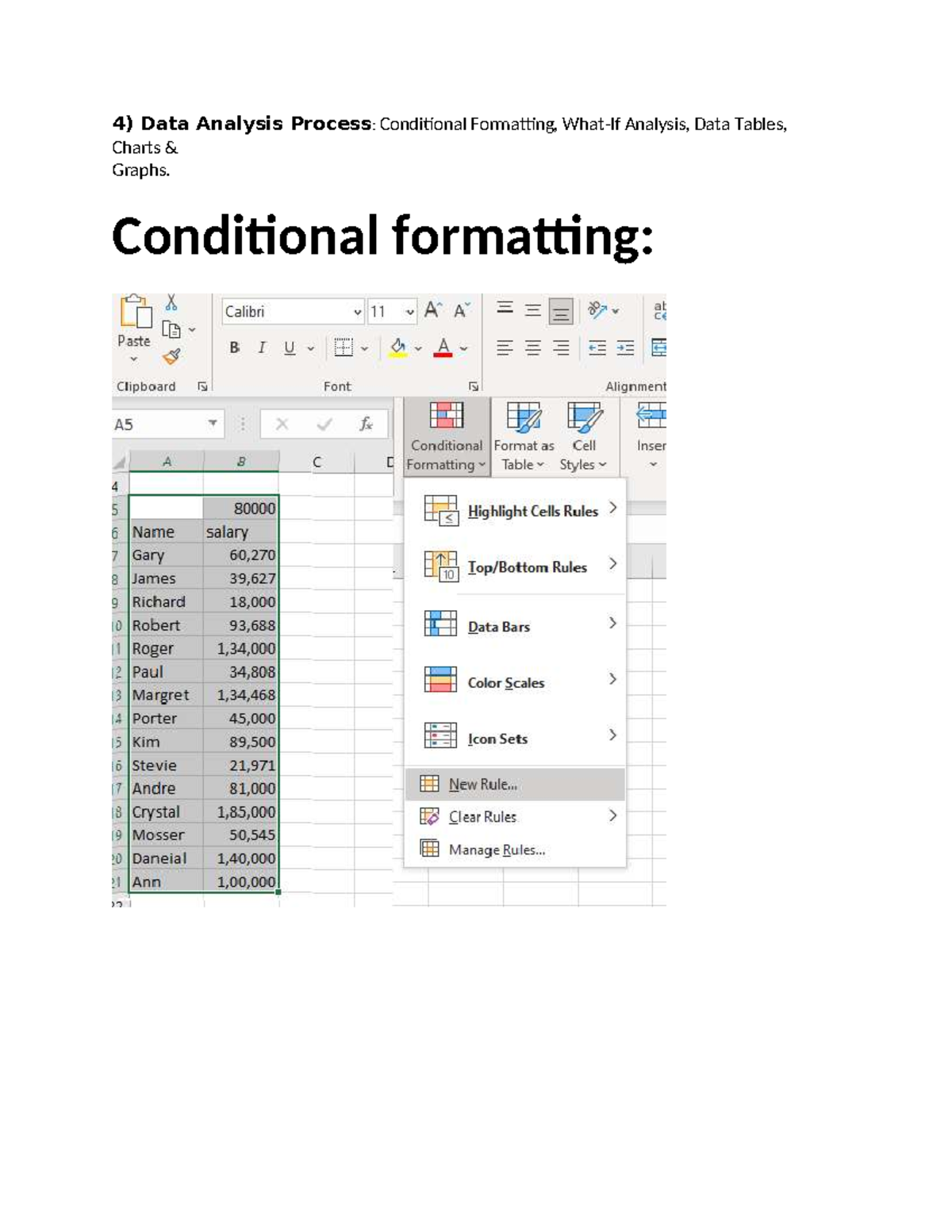 Question 4 - Practise material - Compiler Design - 4) Data Analysis ...