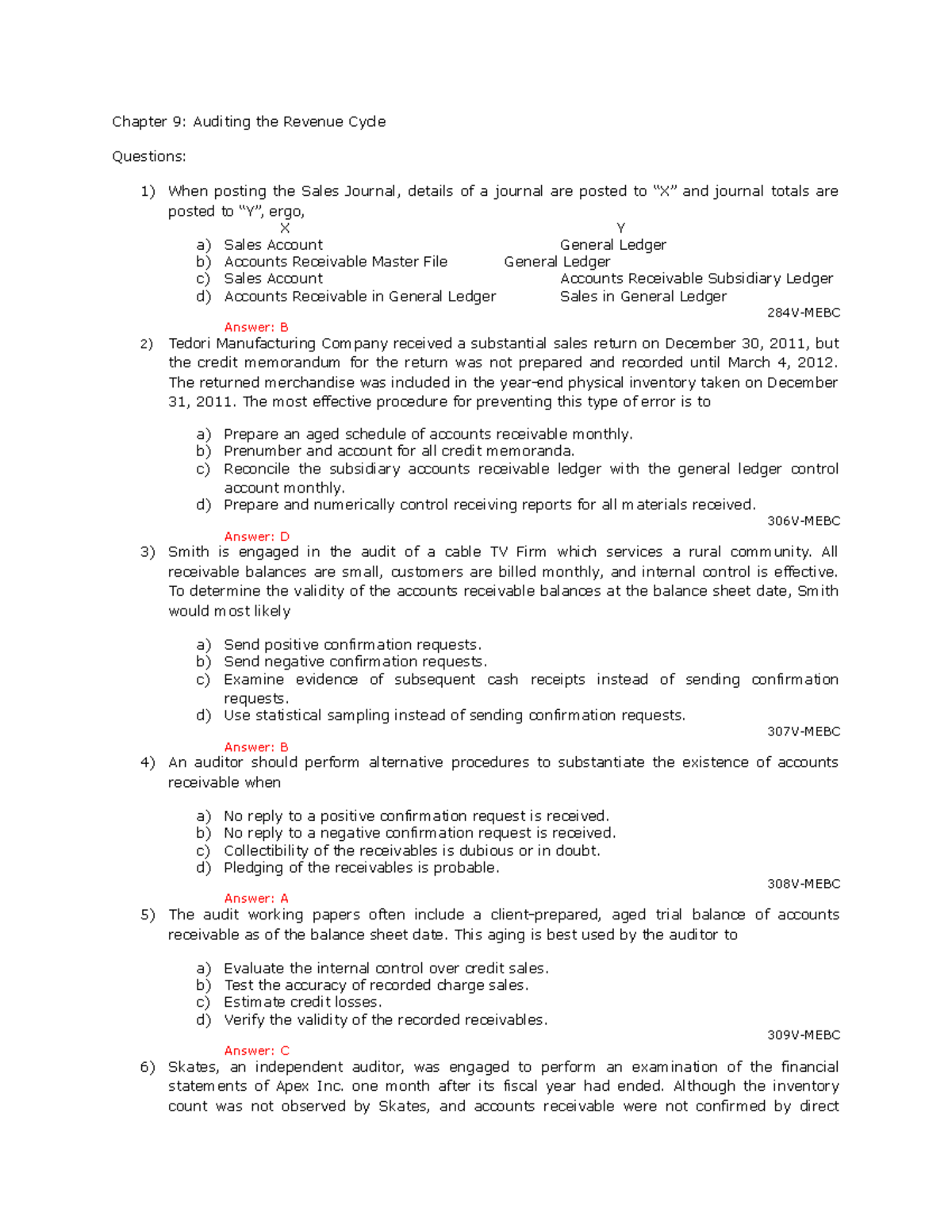 Auditing-theory-cabrera compress - Chapter 9: Auditing the Revenue ...