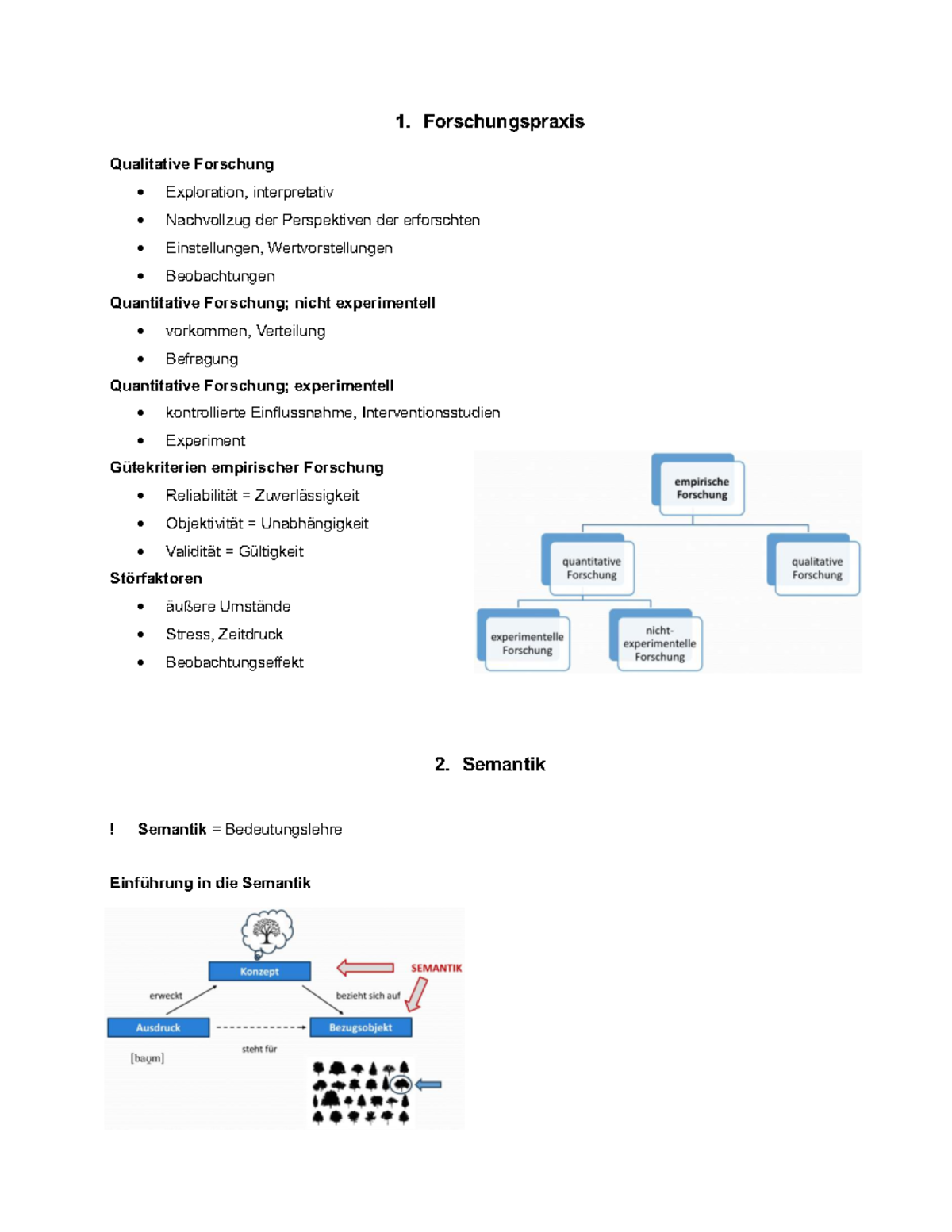 Forschungspraxis und Semantik: Analyse für Qualitative Forschung (SS ...