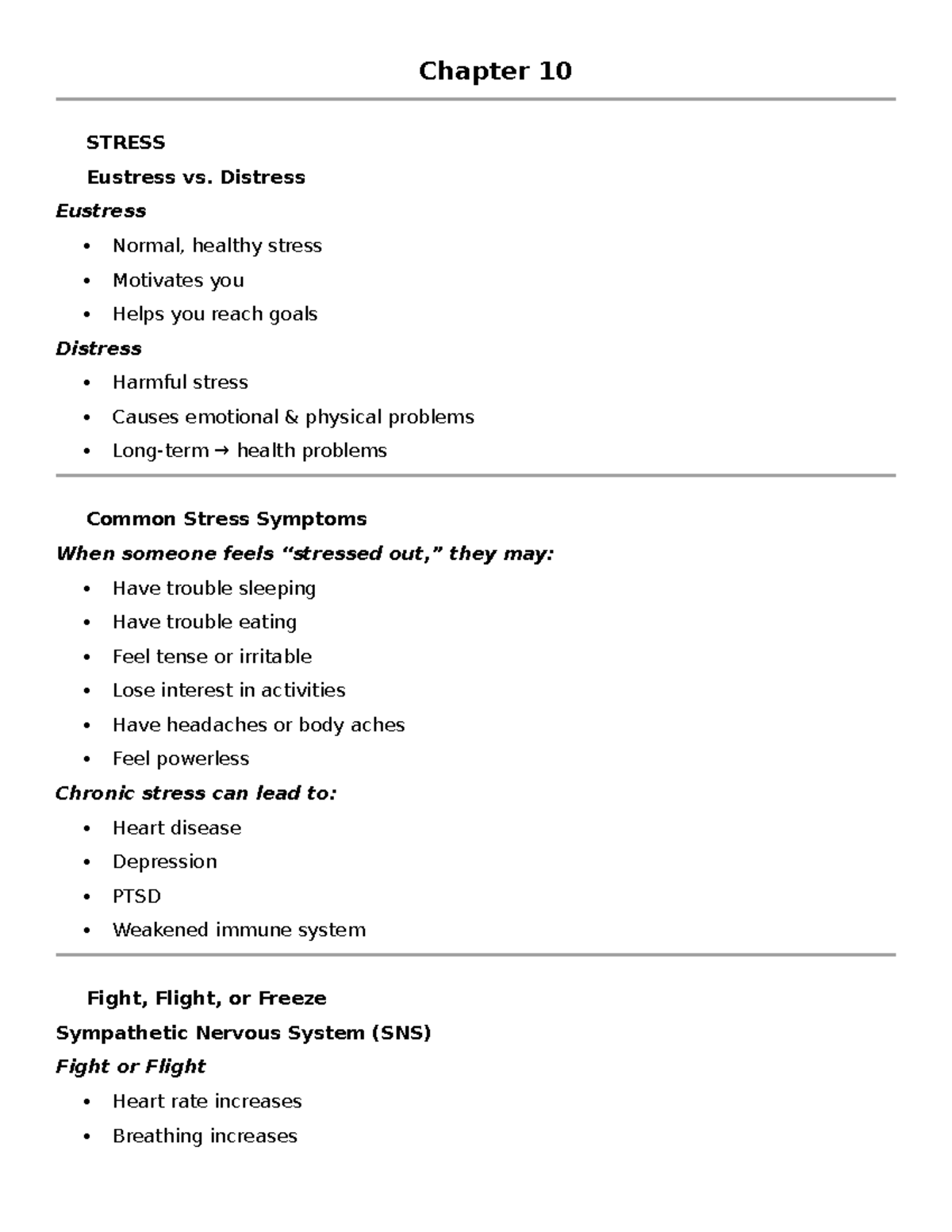 MH Exam 2 Study Guide: Understanding Stress, Anxiety, and Trauma - Studocu