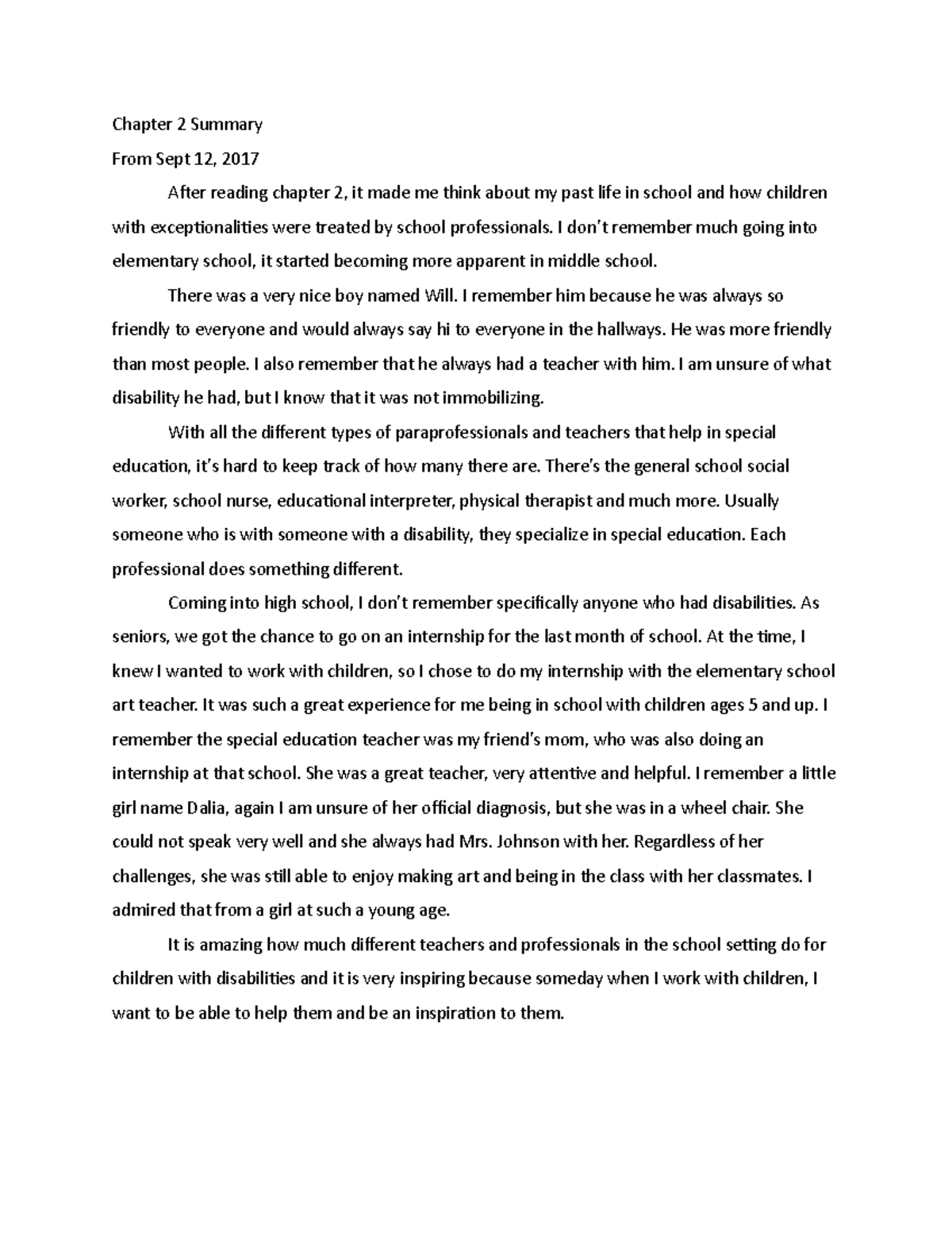 Ch2 Summary - Summary of Chapter 2 in Exceptionality Book - Studocu