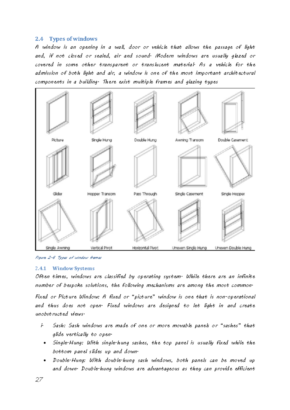 ECE 2211 Civil Engineering Drawing III Lecture 2: Windows, Doors, and ...