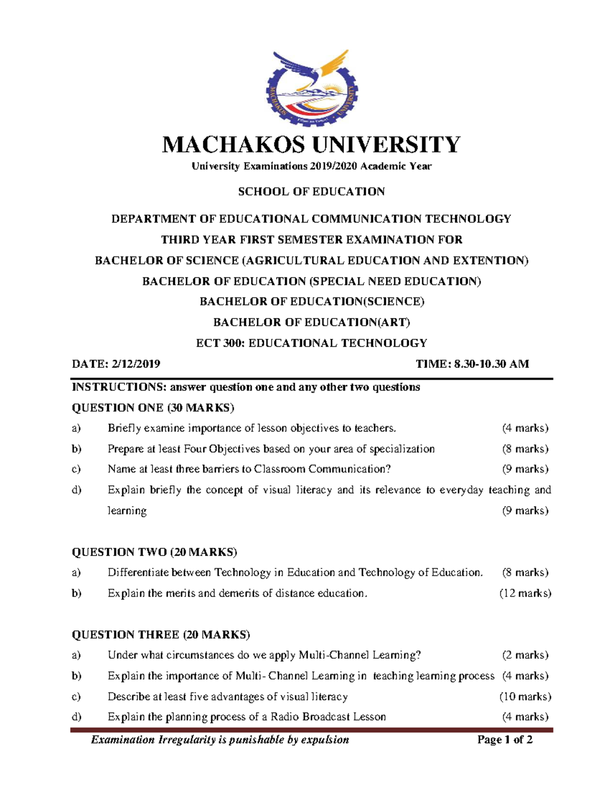 ECT 300 Final Exam Review: Educational Technology Insights - Studocu