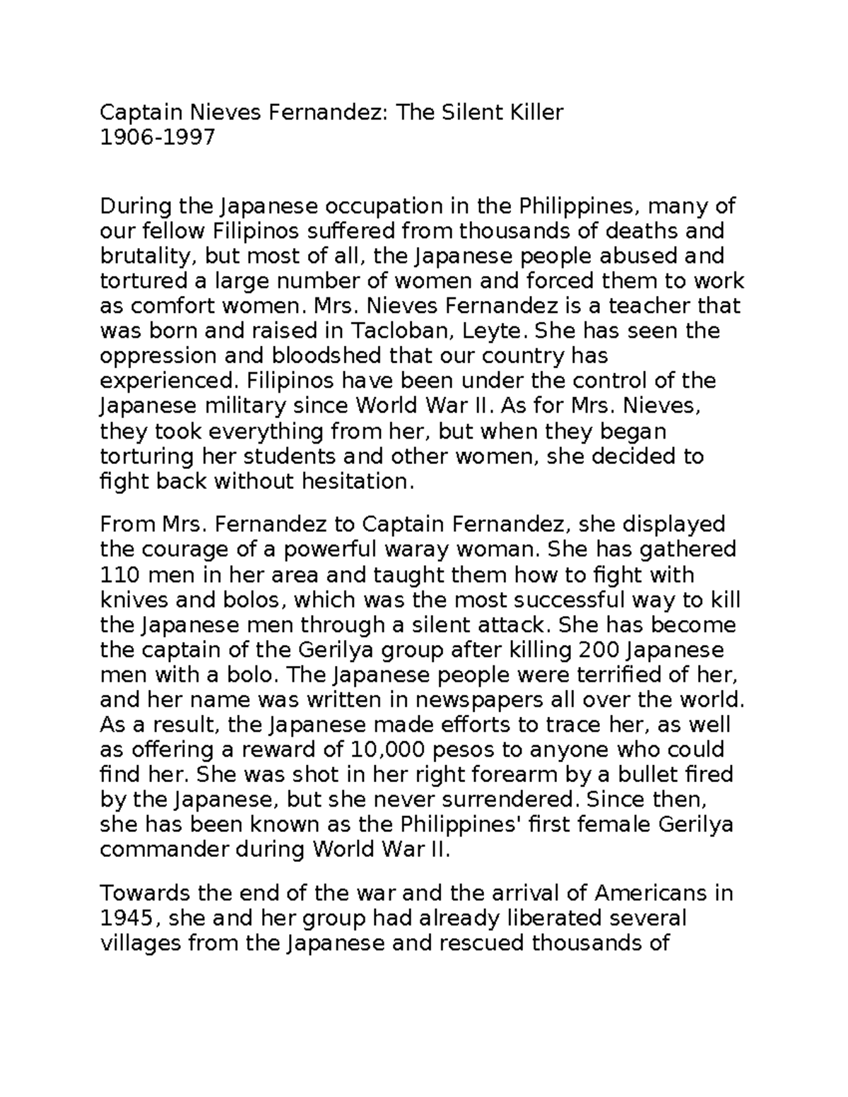 Halimbawa Ng Maikling Talambuhay 2mapaorg Halimbawa Ng Talambuhay Ng