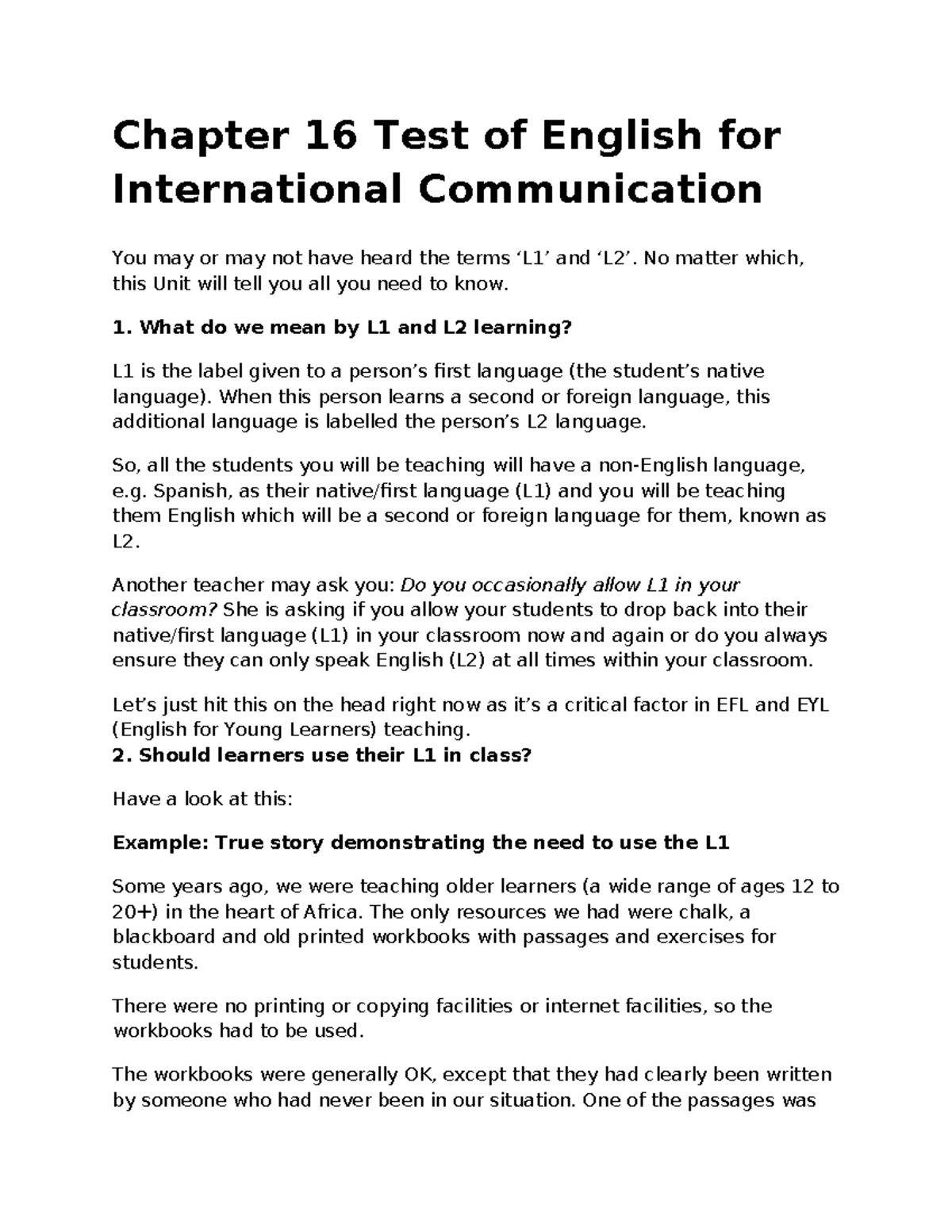 Understanding L1 and L2 Language Learning: Cultural Dynamics and ...