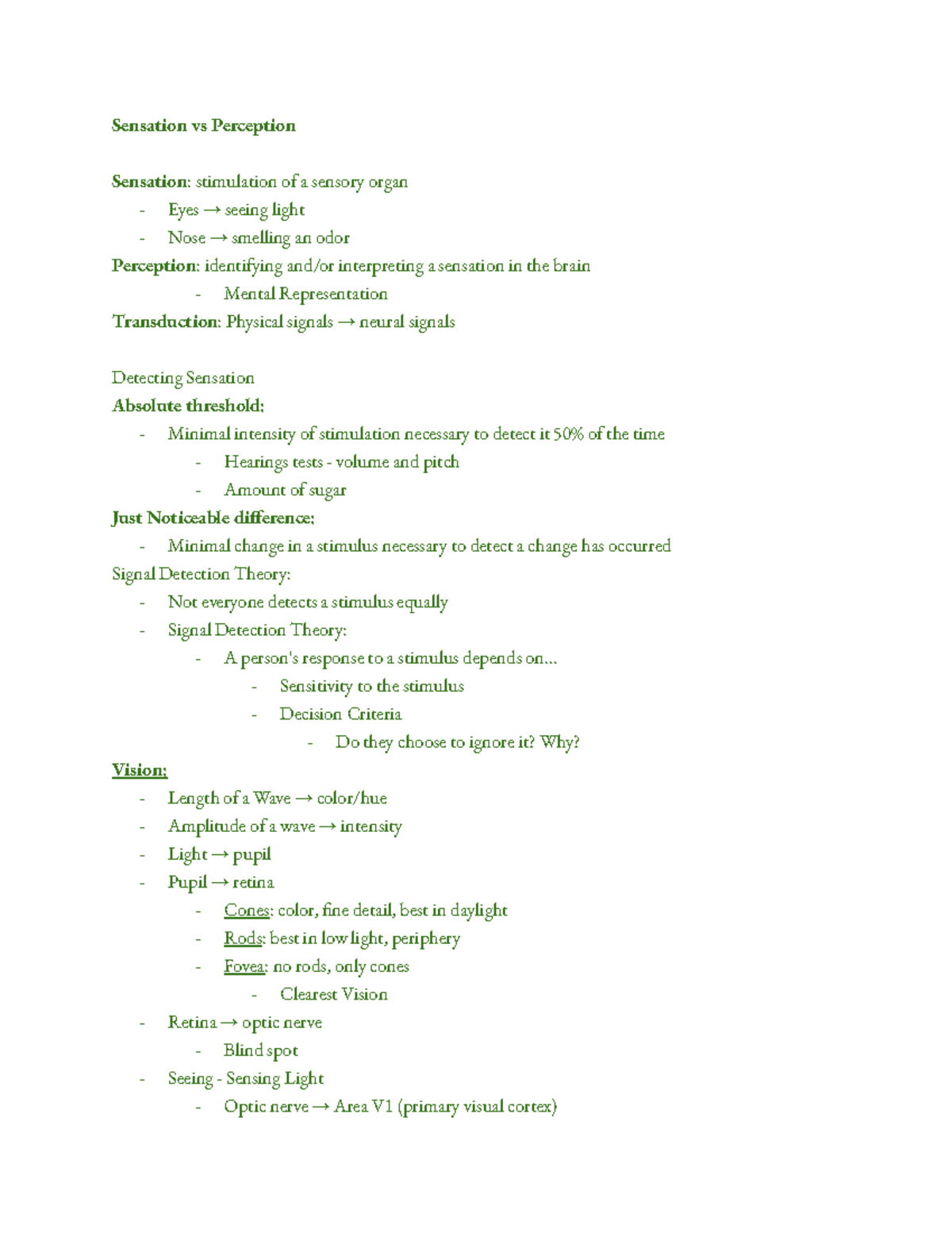 Psychology 101: Exam 2 Study Guide on Consciousness and Memory ...